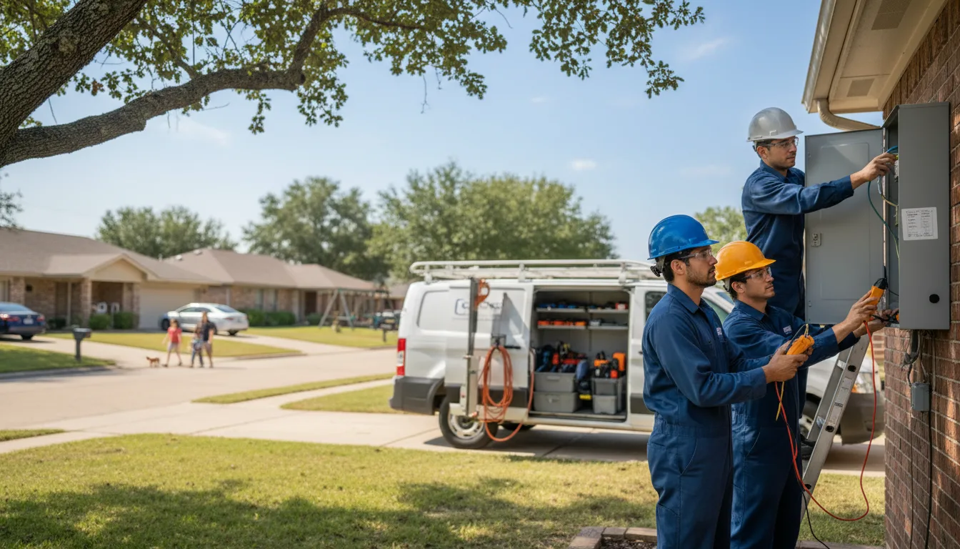 Certified electrician providing emergency electrical services in Montezuma, GA